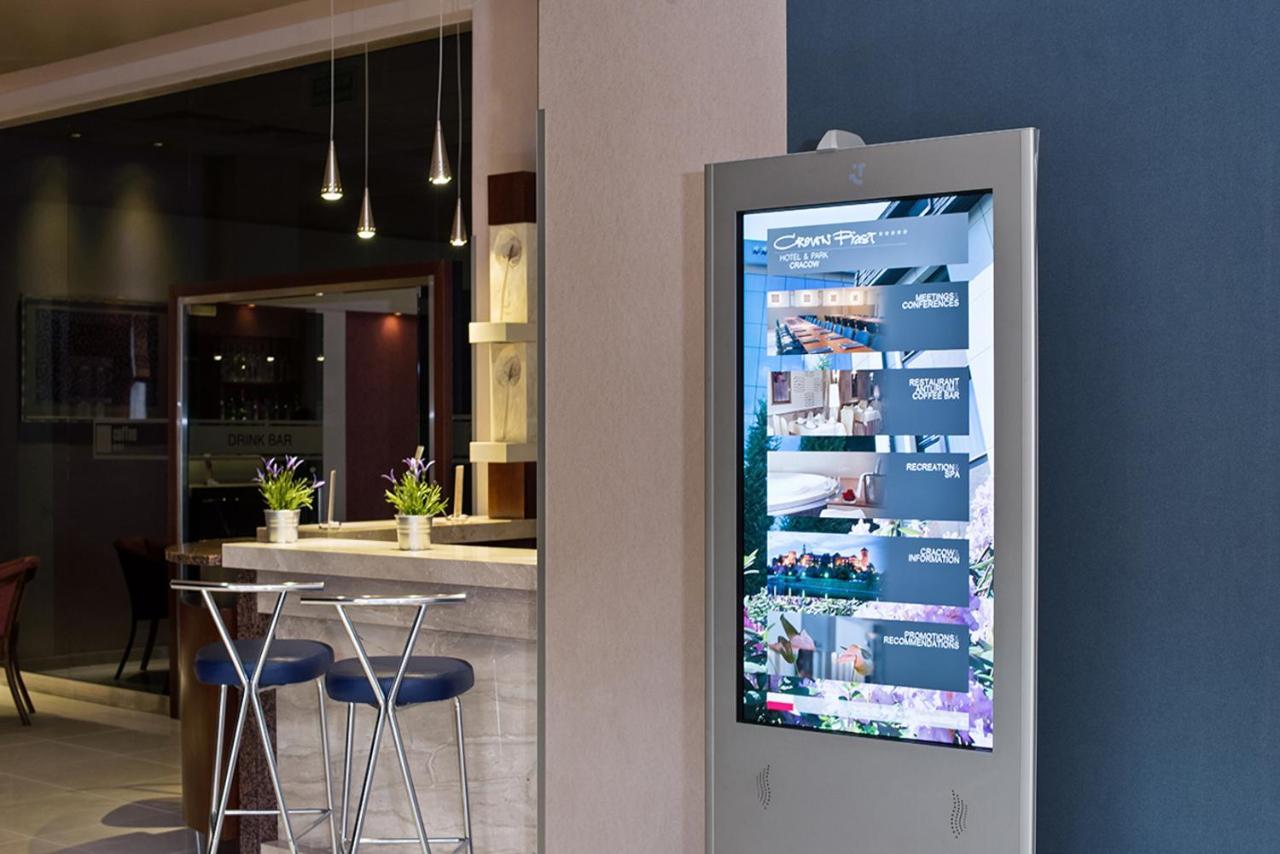 Booking Hotel Crown Piast & Spa Krakow Exterior photo A digital signage display